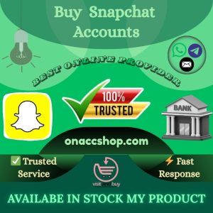 Buy Snapchat Accounts - According to customer needs