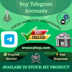 Buy Telegram Accounts - Online Trusted Shop ONAccShop