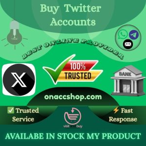 Buy Twitter Accounts - For Marketing And Ads Run