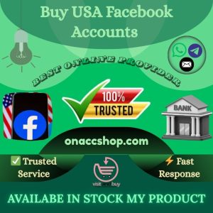 Buy USA FaceBook Accounts - With High Friend