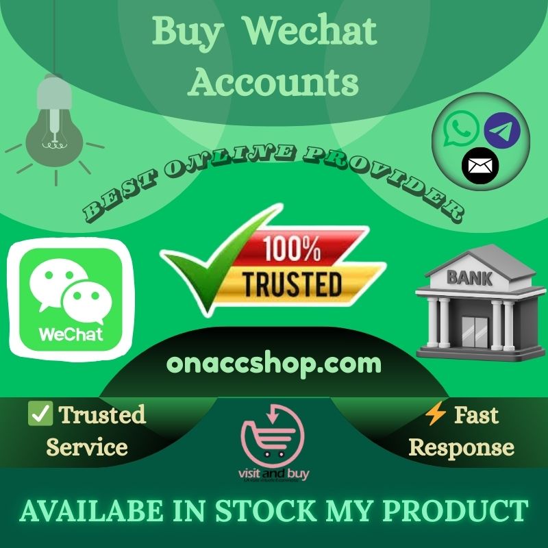 Buy Wechat Accounts - Real Chines Profile