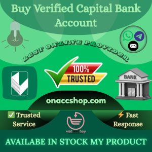 Buy Verified Capital Bank Account